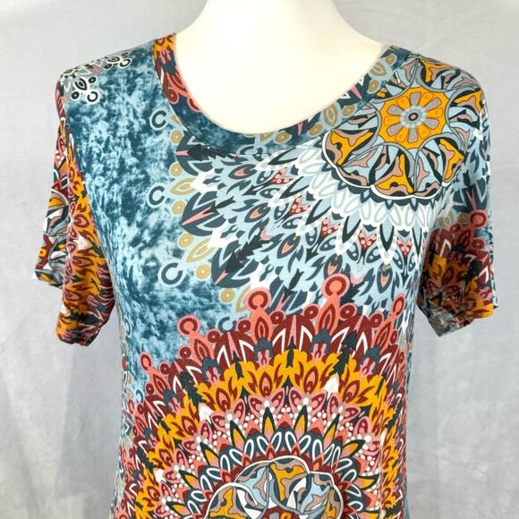Color burst shift dress size small - Picture 3 of 6